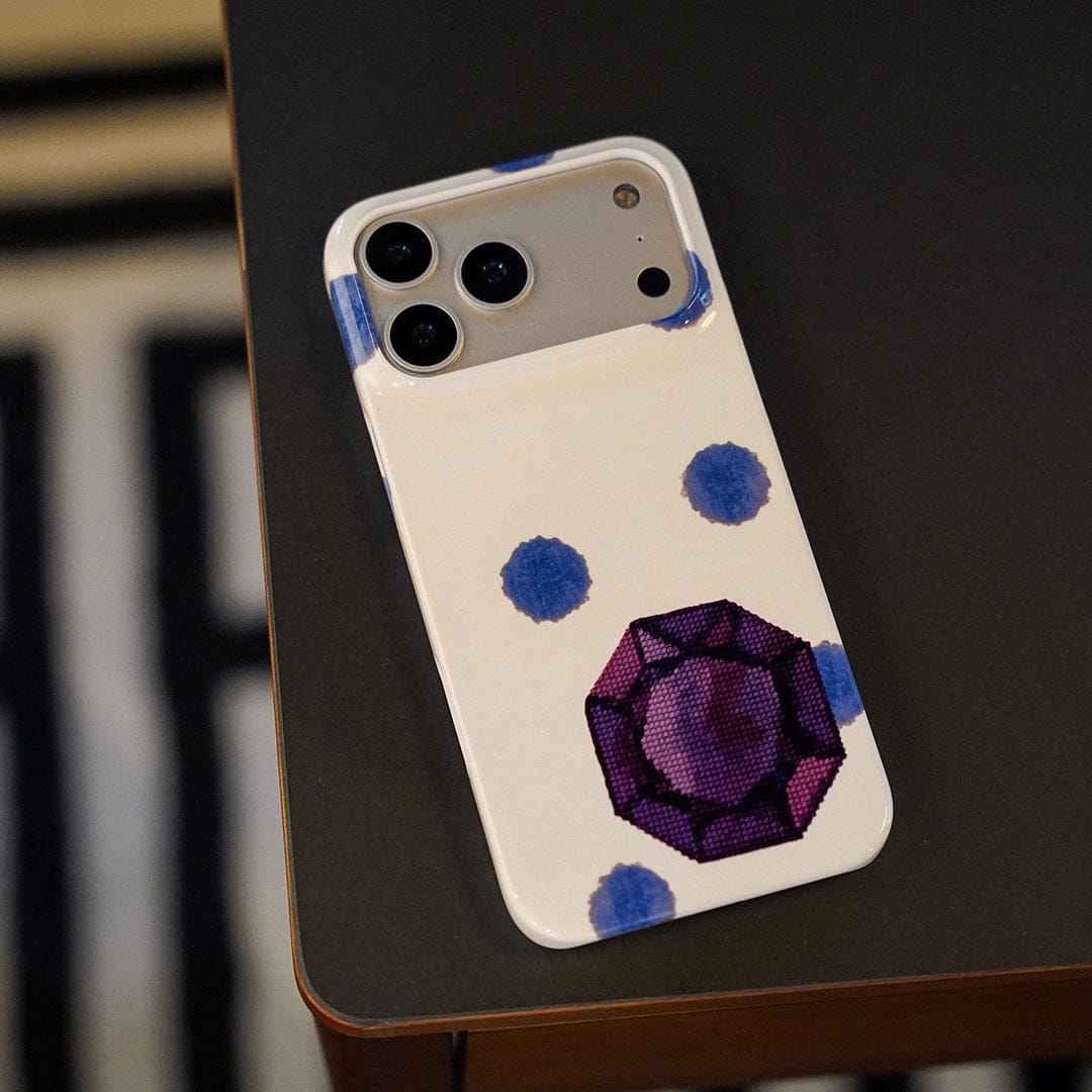 February Amethyst Printed Phone Cases by Joiana - The Dairy