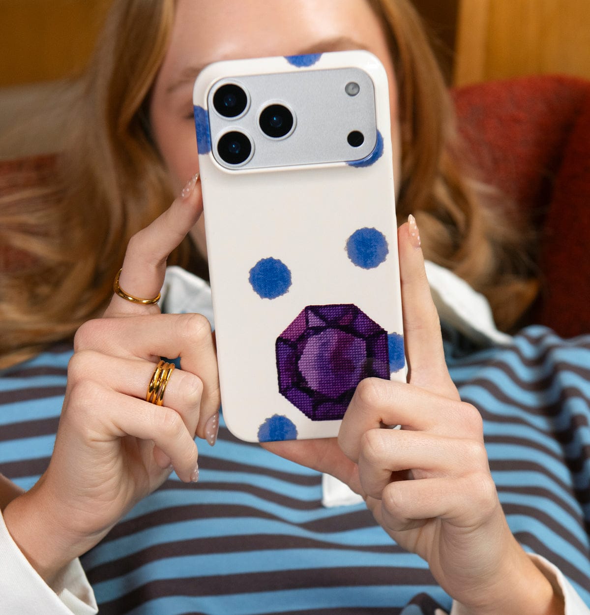 February Amethyst Printed Phone Cases by Joiana - The Dairy