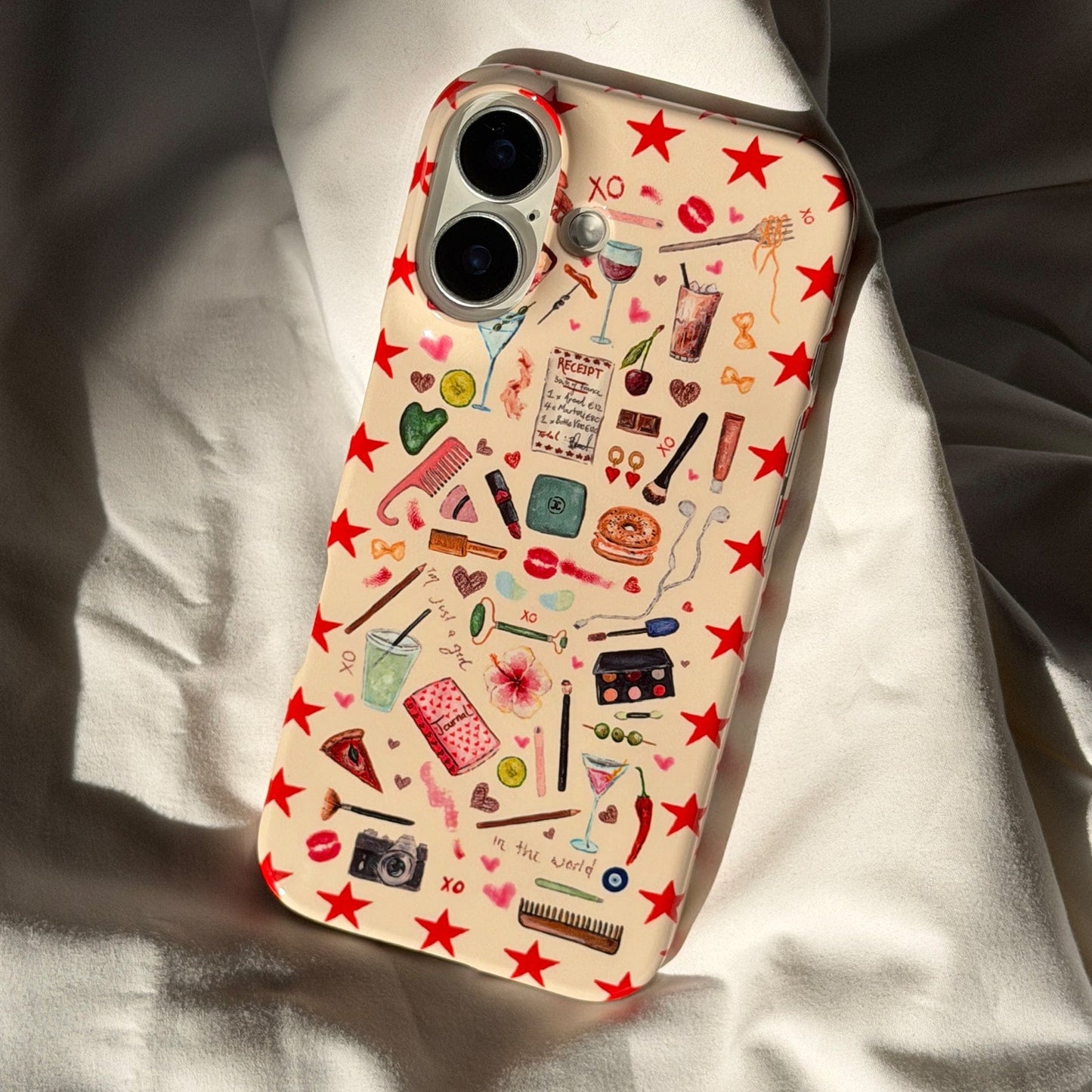 Just A Girl Printed Phone Cases by BG. Studio - The Dairy