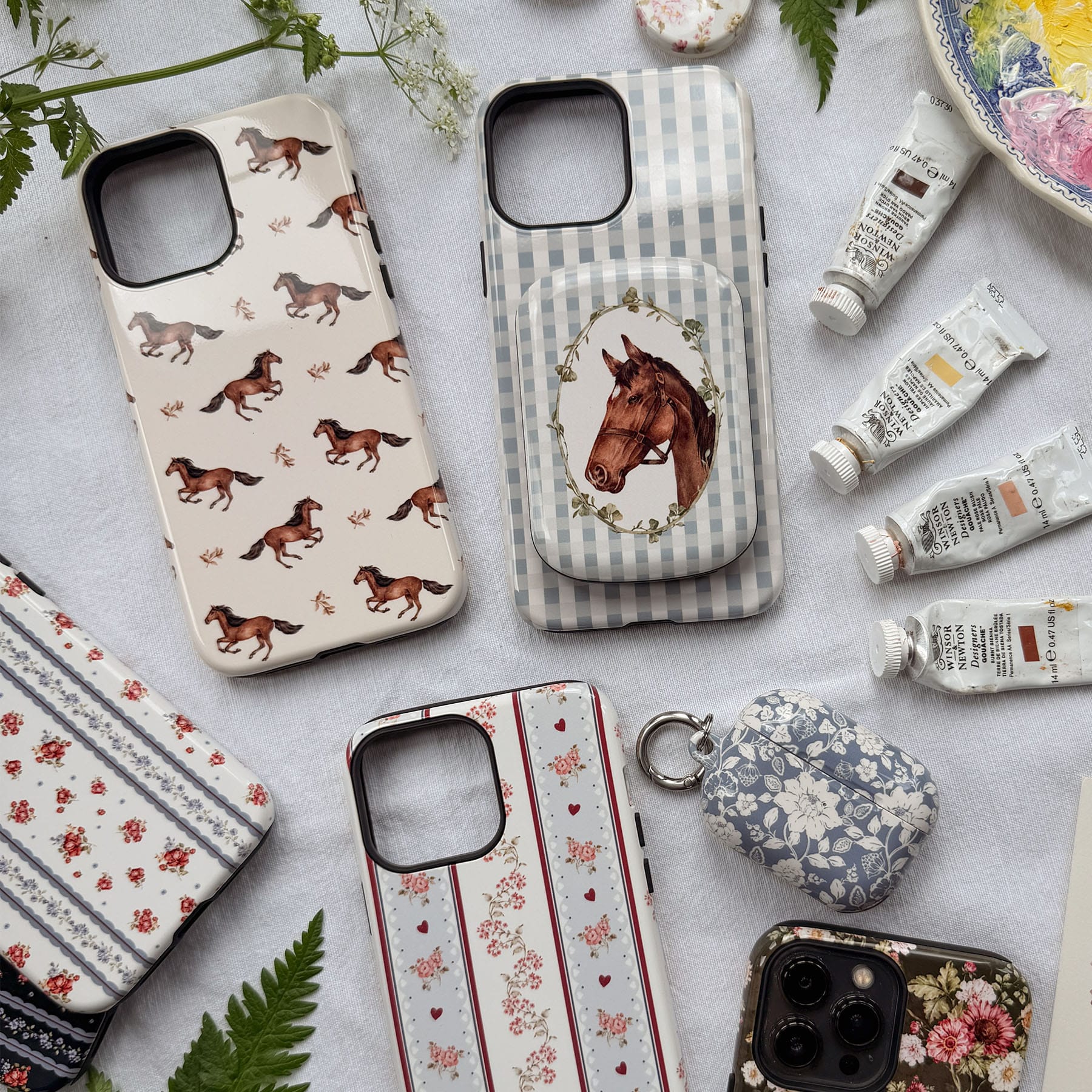 Running Horse Printed Phone Cases by Kasiags Art - The Dairy