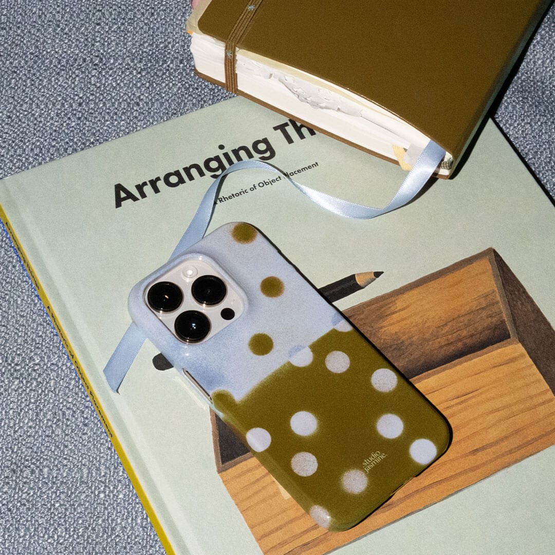 Lake Polka Dot Printed Phone Cases by Jasmine Dowling - The Dairy