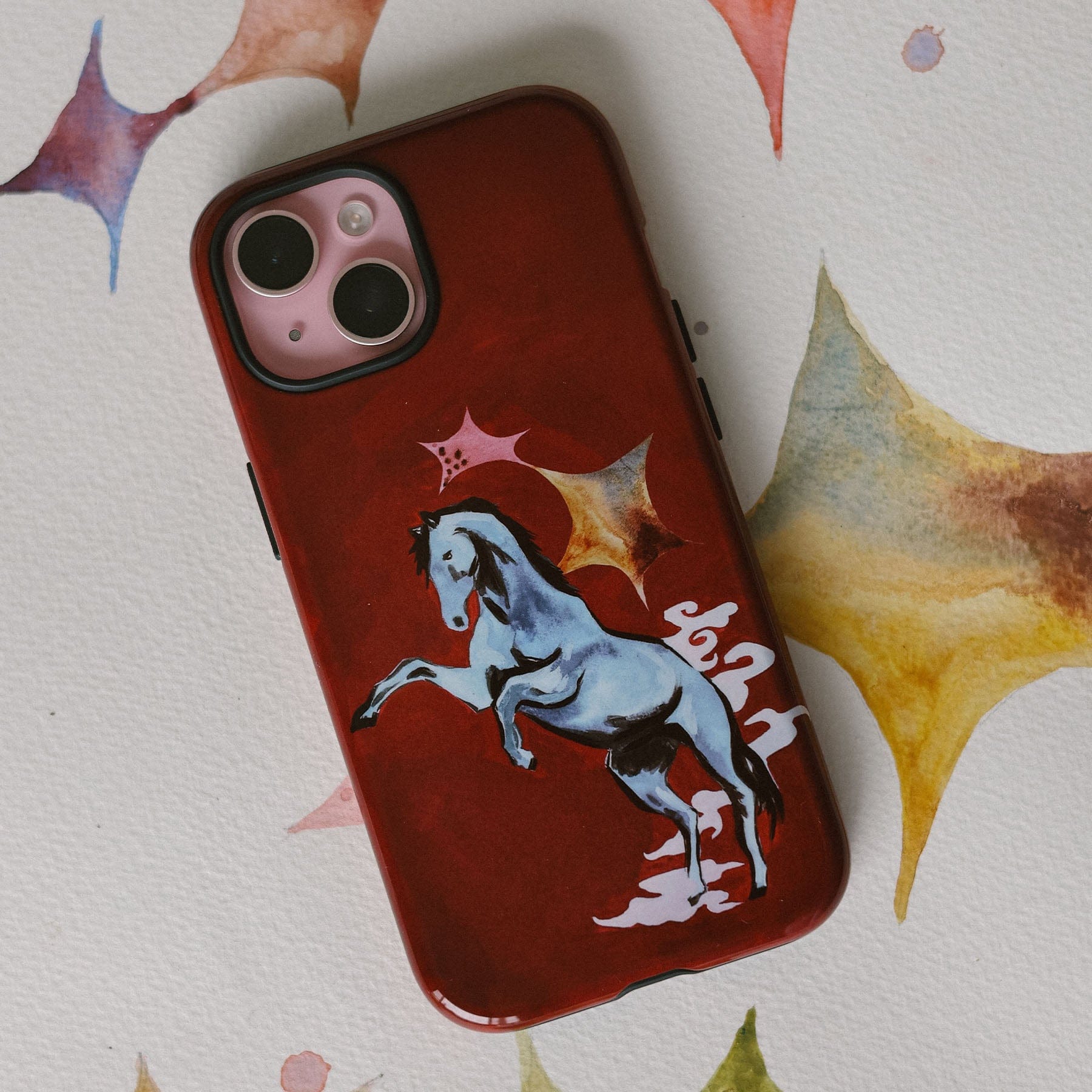 Year Of The Horse Printed Phone Cases by Lisa Hu - The Dairy