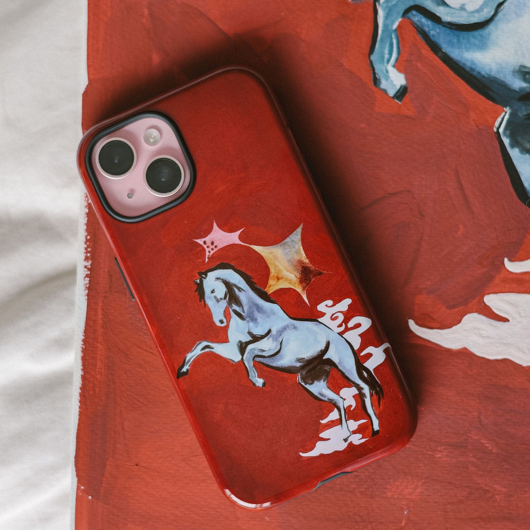 Year Of The Horse Printed Phone Cases by Lisa Hu - The Dairy