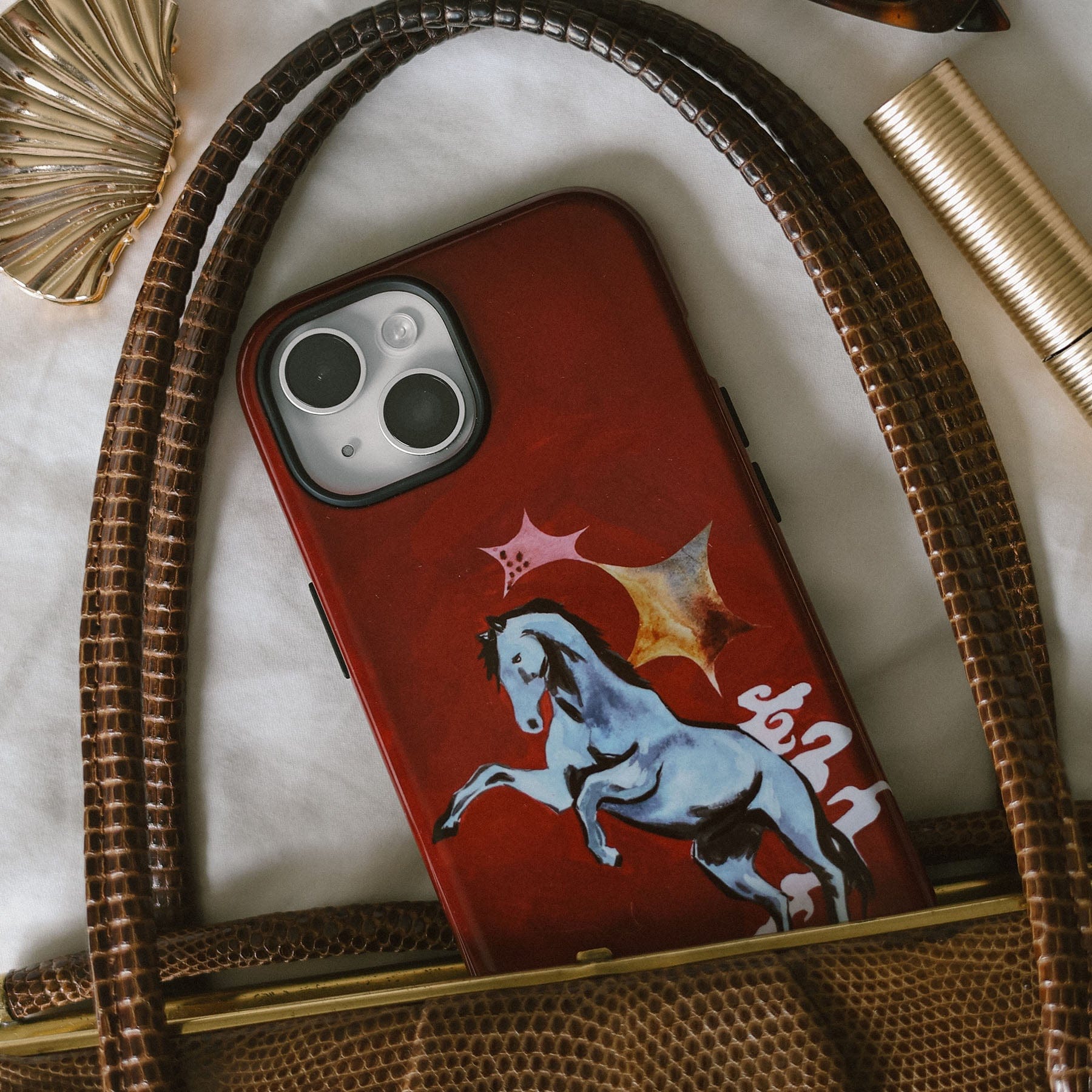 Year Of The Horse Printed Phone Cases by Lisa Hu - The Dairy