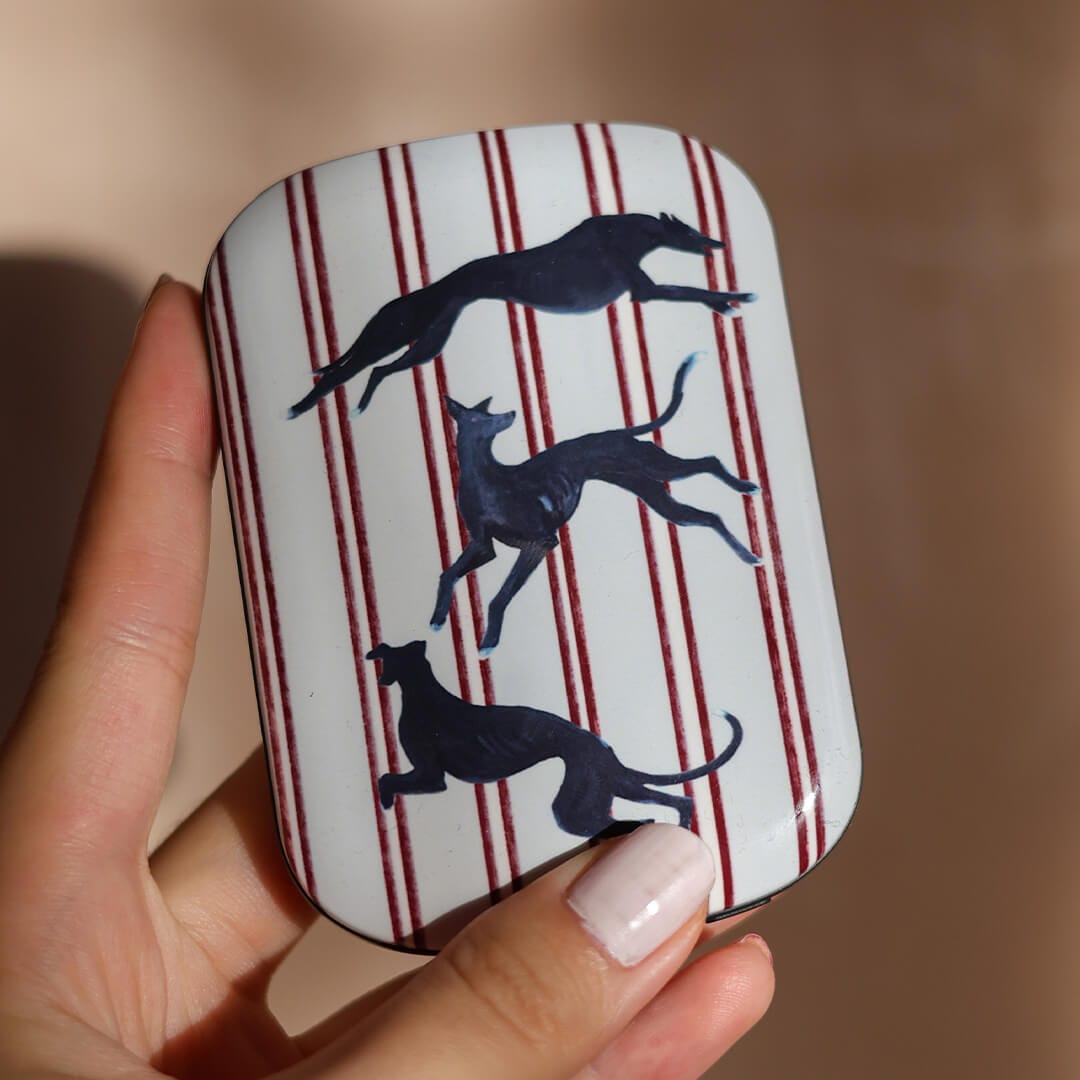 Stripey Hounds ChargePod MagSafe Power Bank ChargerPod by Lisa Hu - The Dairy