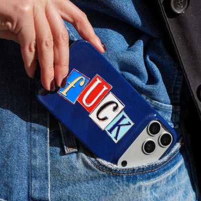 Lil Fcks Blue Printed Phone Cases iPhone 17 / Armoured by Margarbs Art - The Dairy