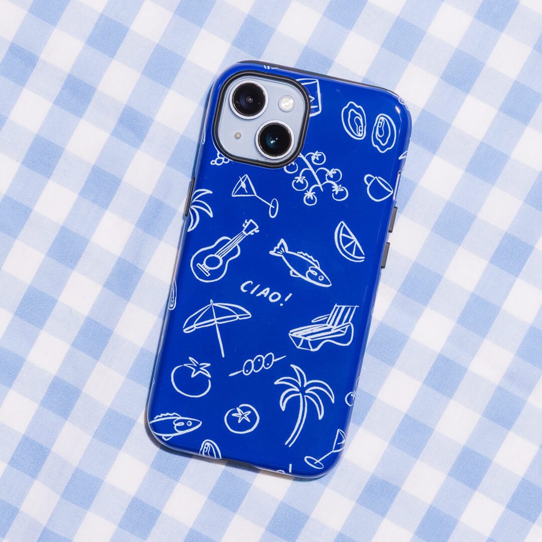 Summer Aperitivo Printed Phone Cases by Marie Faurrite - The Dairy