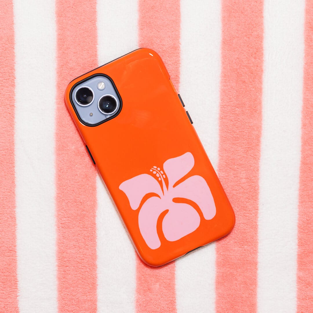 Hibiscus Crush Printed Phone Cases by Marie Faurrite - The Dairy