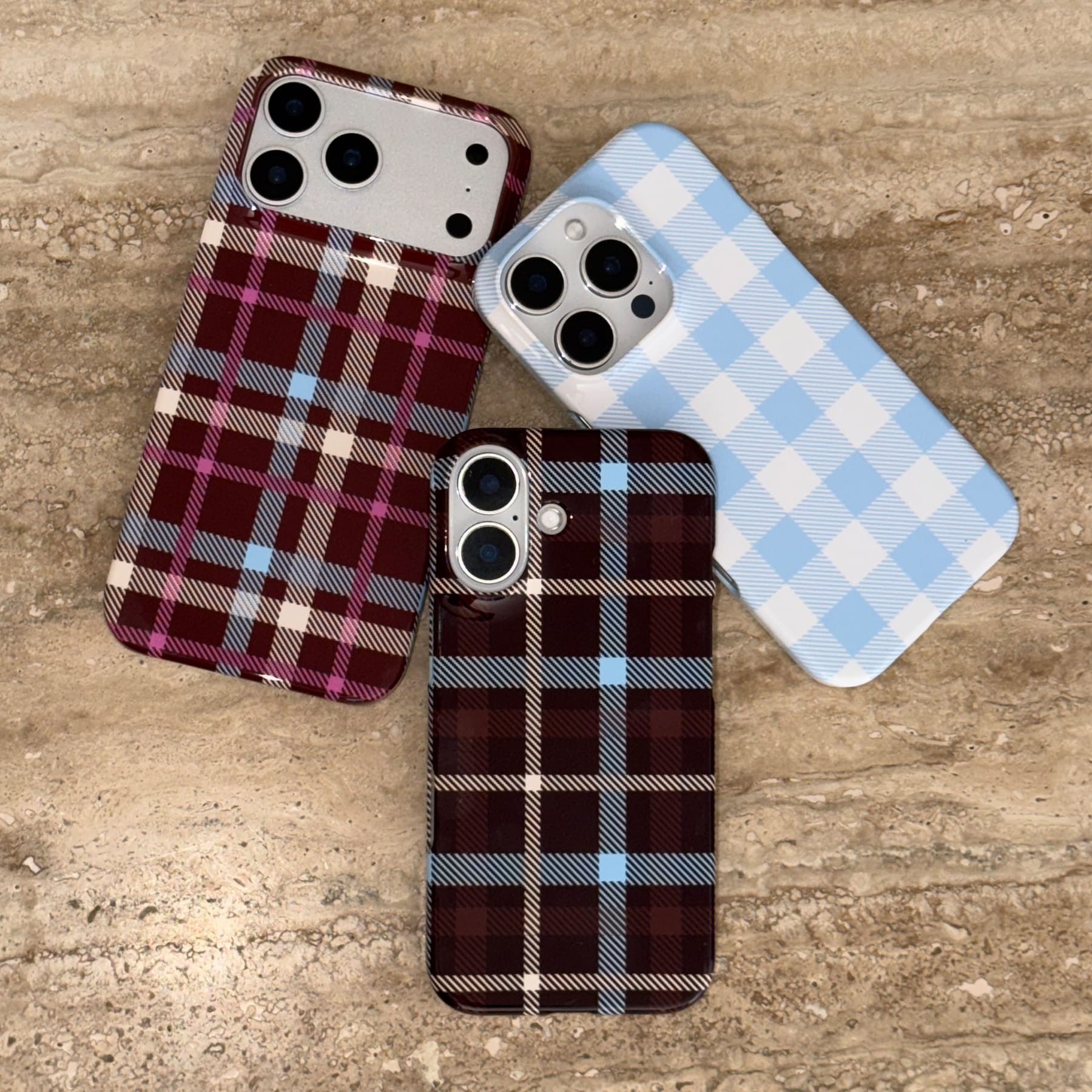 Coco Plaid Printed Phone Cases by The Dairy - The Dairy