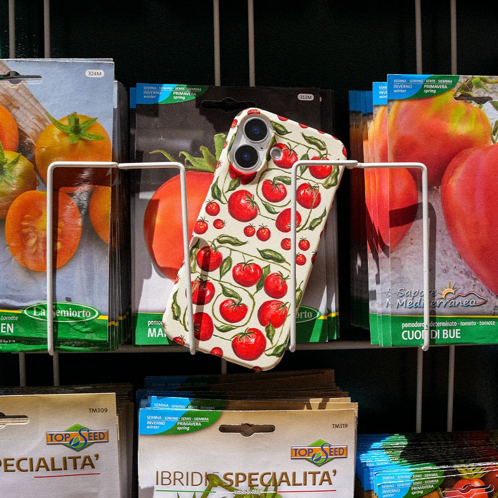 Red Tomatoes Printed Phone Cases by BG. Studio - The Dairy