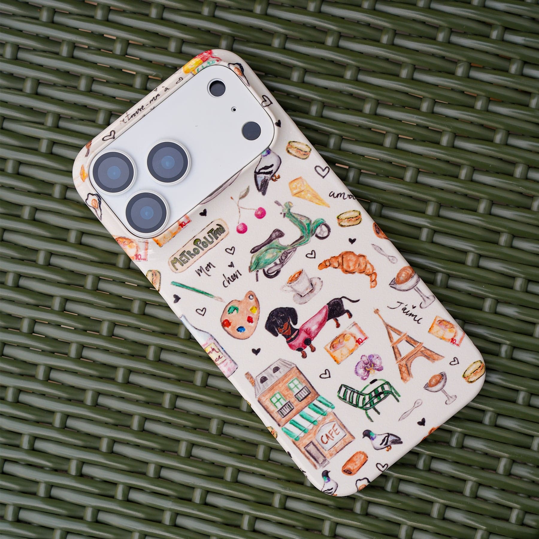 Parisian Daydream Printed Phone Cases by BG. Studio - The Dairy