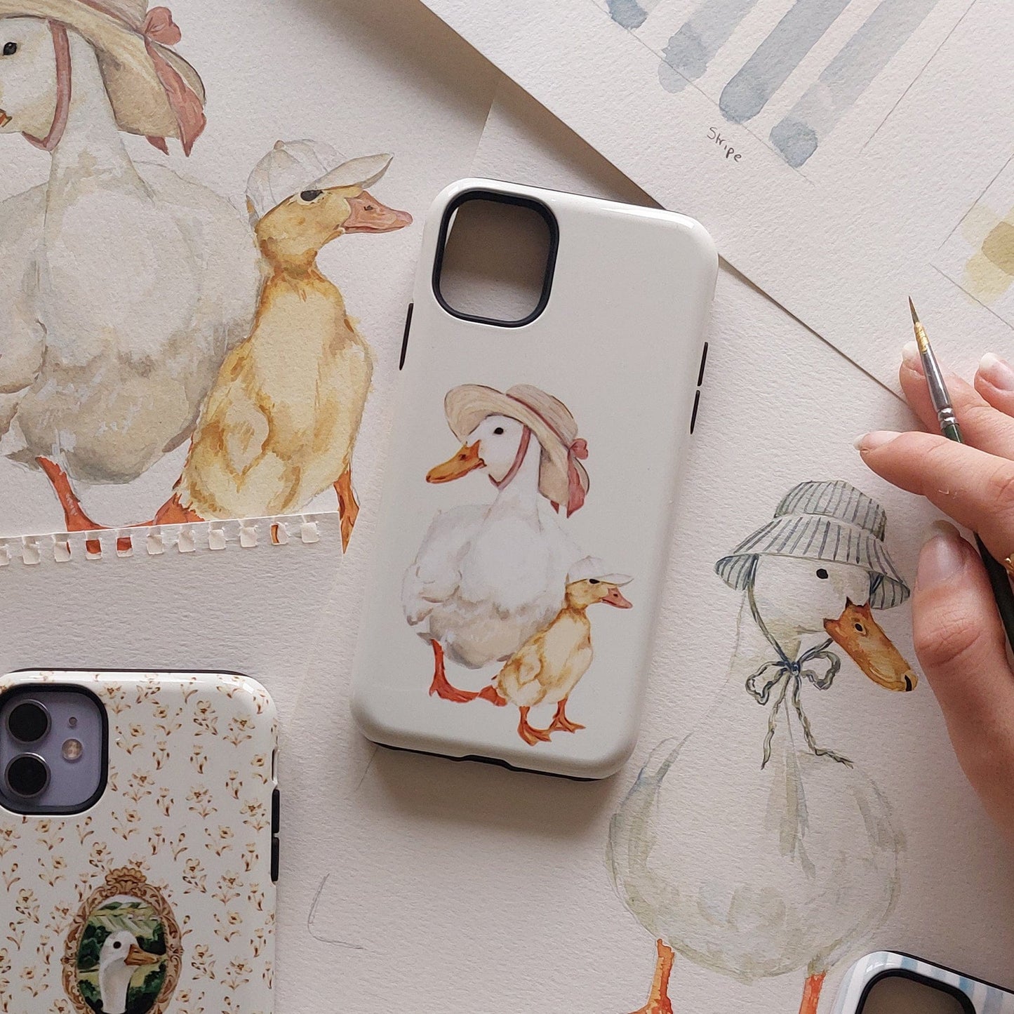 By Your Side Printed Phone Cases by Ellie Mae - The Dairy