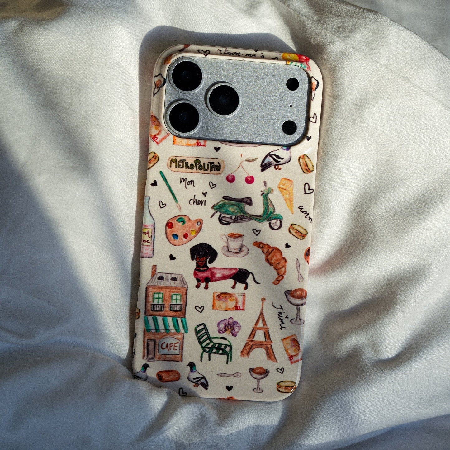 Parisian Daydream Printed Phone Cases by BG. Studio - The Dairy