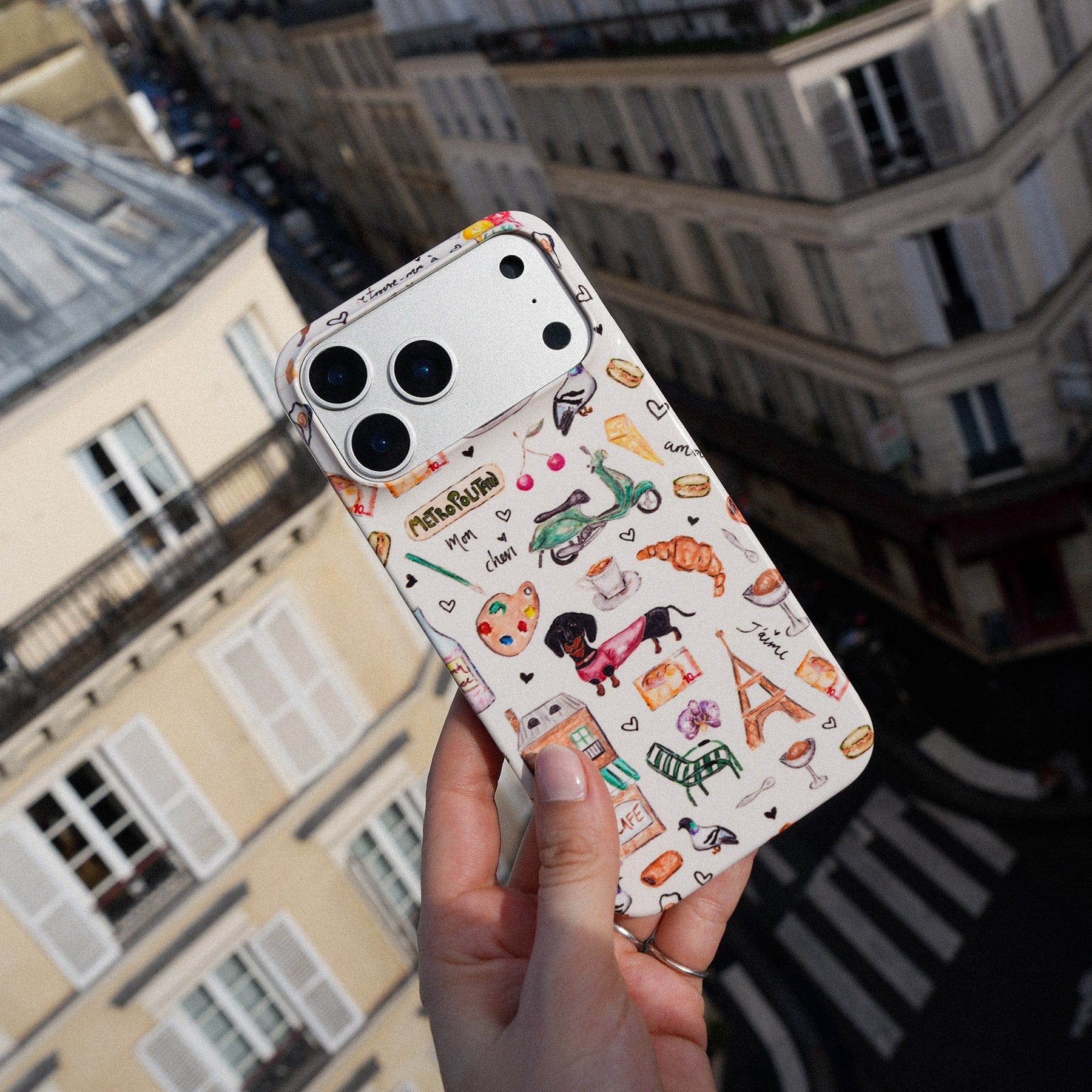 Parisian Daydream Printed Phone Cases by BG. Studio - The Dairy
