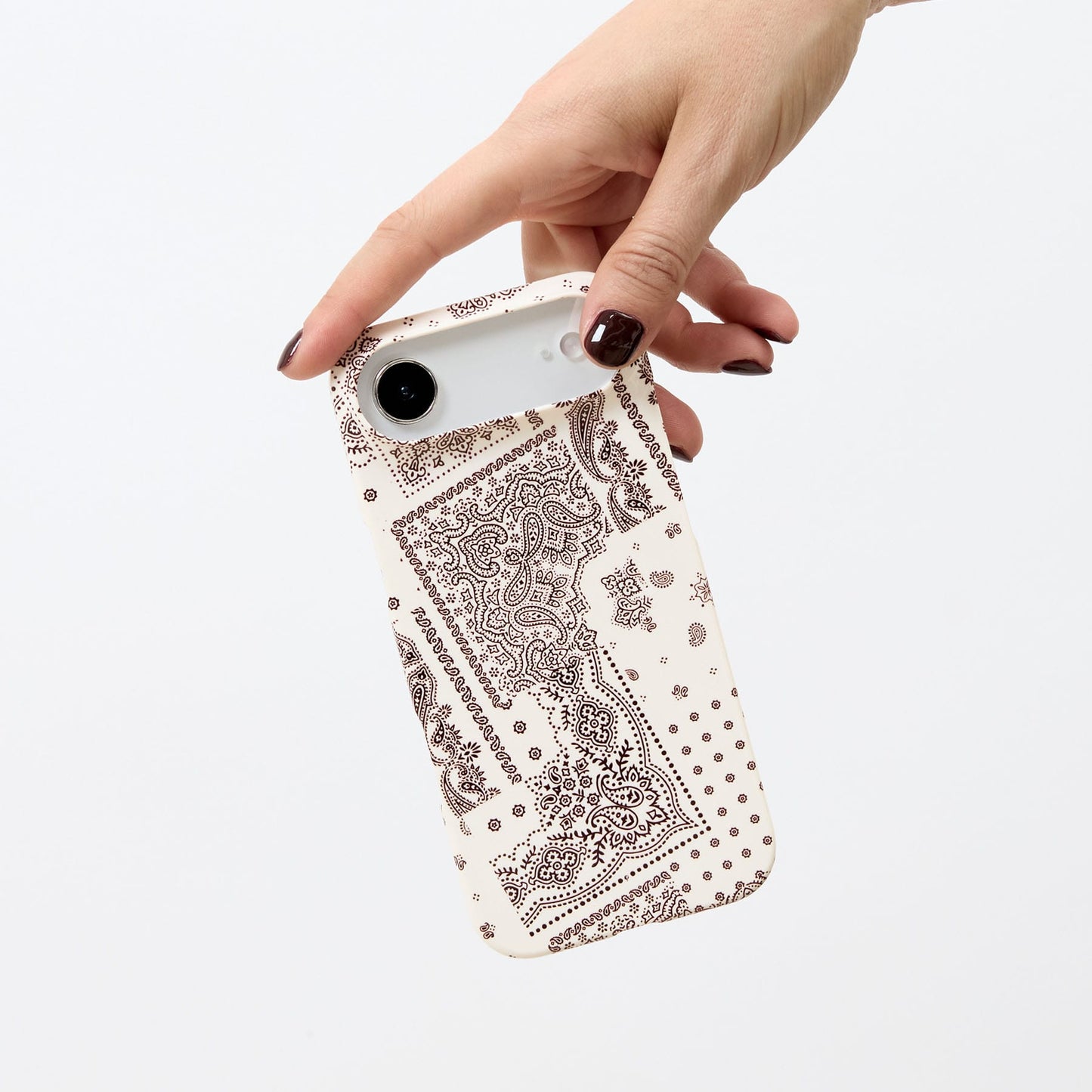 Paisley Ecru Printed Phone Cases by The Dairy - The Dairy