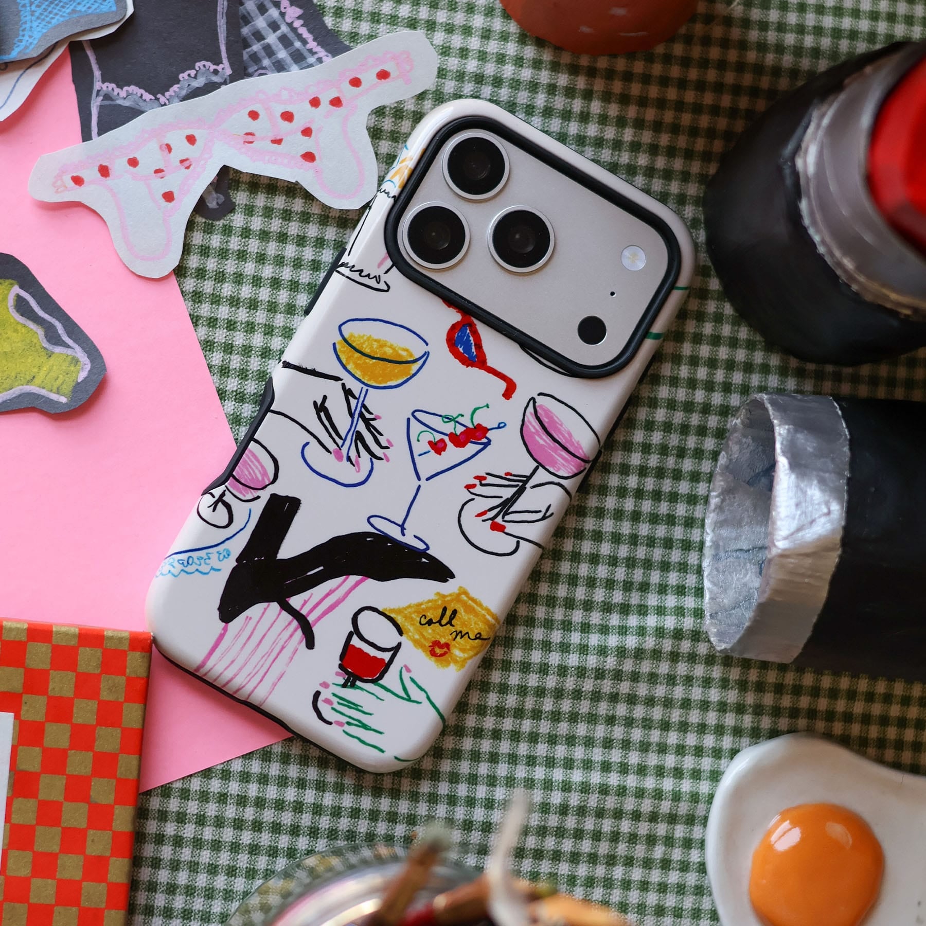 Girls Night Out Printed Phone Cases by Phthalo Ruth - The Dairy
