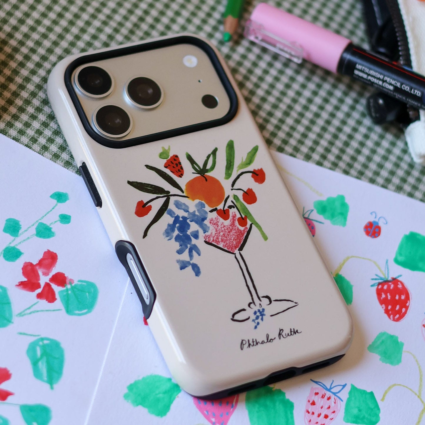 Abundance Martini Printed Phone Cases by Phthalo Ruth - The Dairy