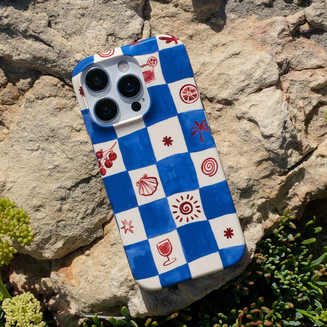 Afternoon Mezze Cornflower Printed Phone Cases by Charlie Taylor - The Dairy
