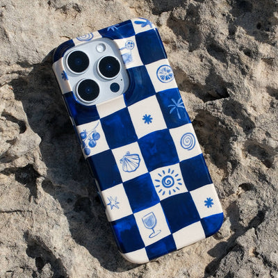 Afternoon Mezze Azure Printed Phone Cases iPhone 17 / Armoured by Charlie Taylor - The Dairy