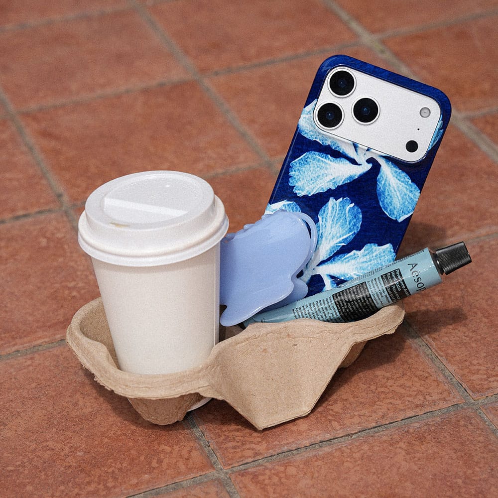 Hibiscus Cyanotype Printed Phone Cases by Sally Hungerford - The Dairy