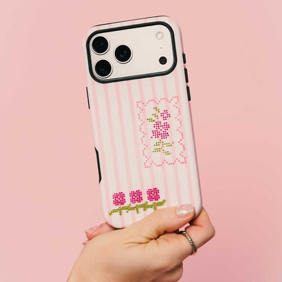 Patchwork Pink Printed Phone Cases iPhone 17 / Armoured by Kayla Carr - The Dairy