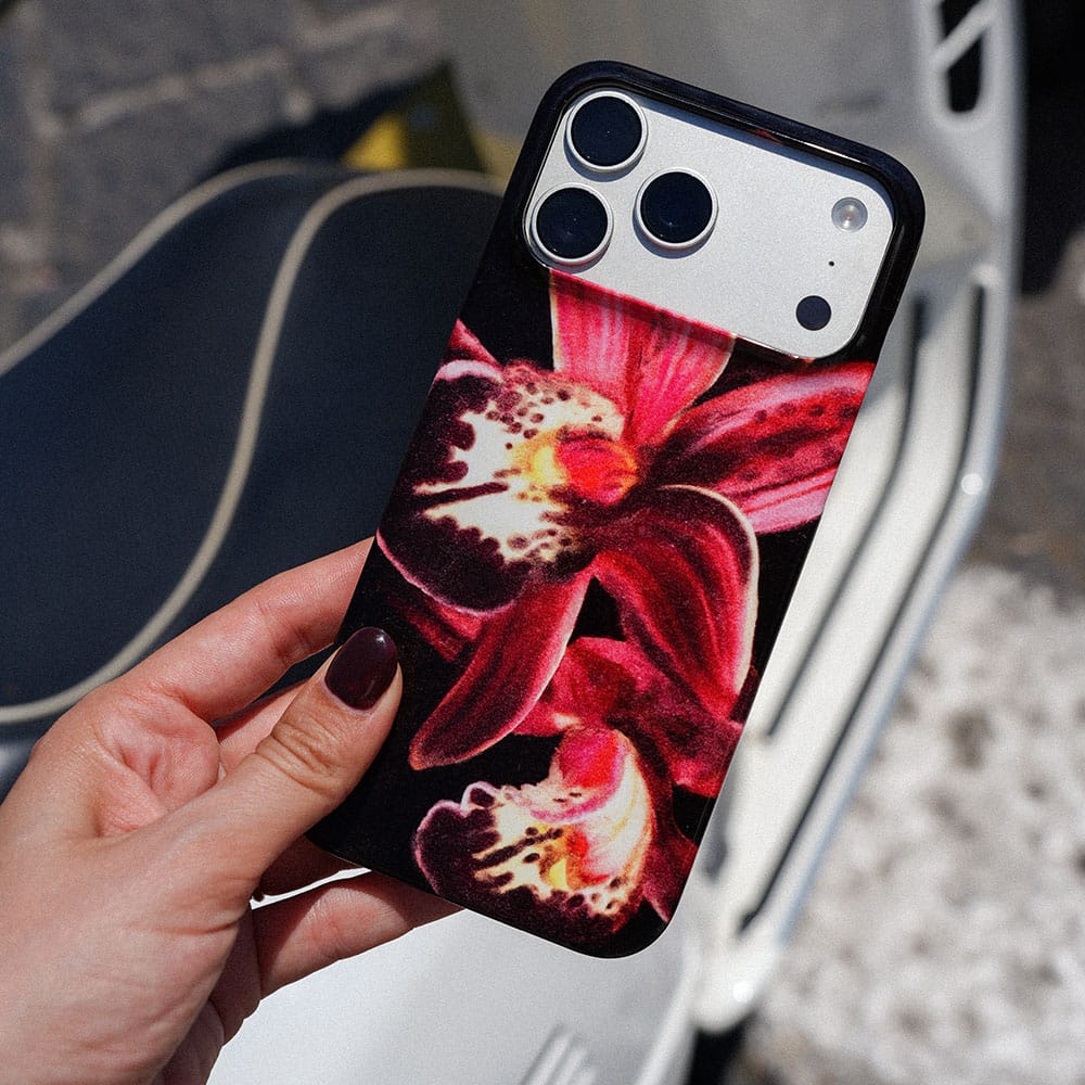 Deep Orchid Printed Phone Cases by Sally Hungerford - The Dairy