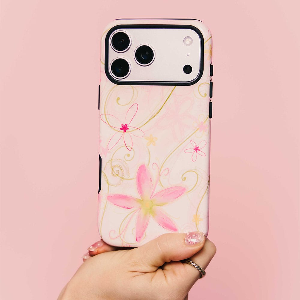 Swirl Pink Printed Phone Cases by Kayla Carr - The Dairy