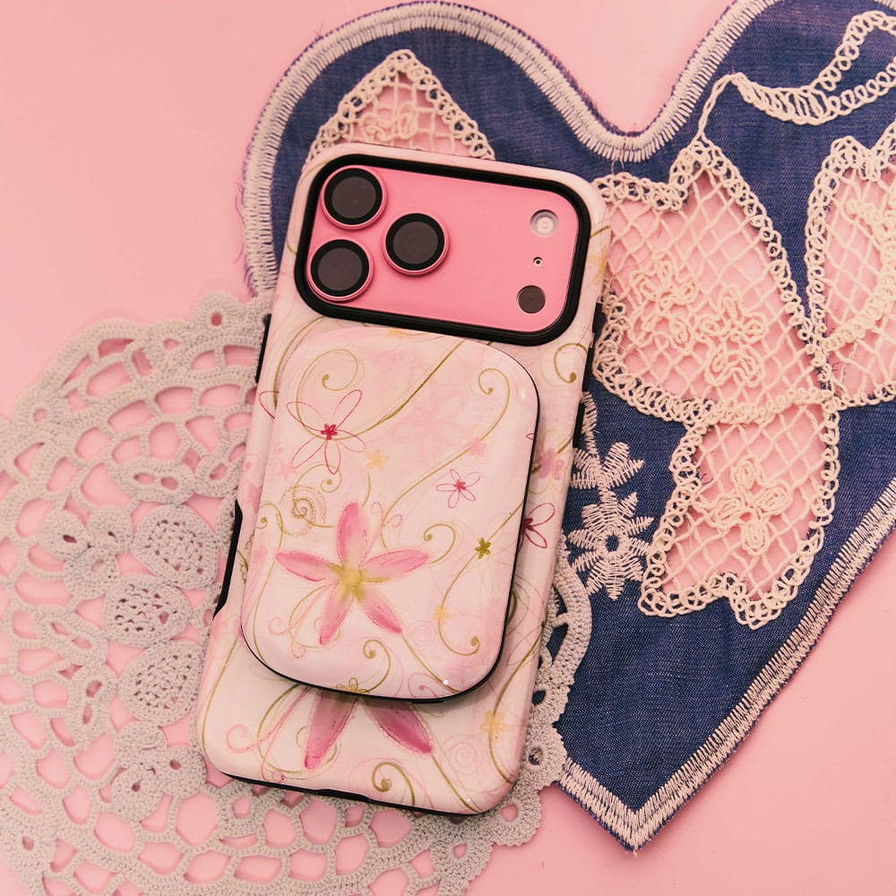 Swirl Pink Printed Phone Cases by Kayla Carr - The Dairy