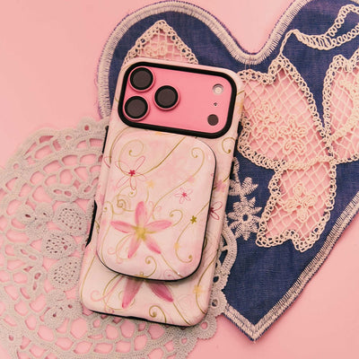 Swirl Pink ChargePod MagSafe Power Bank ChargerPod Power Bank + Shell by Kayla Carr - The Dairy