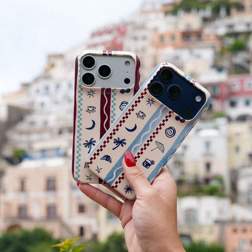 Summer Snacks Blue Printed Phone Cases by Charlie Taylor - The Dairy