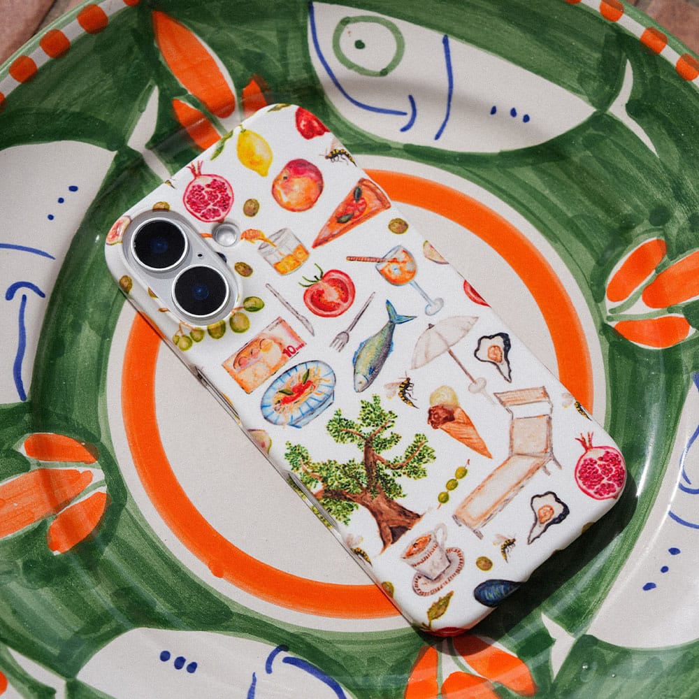 Euro Picnic Printed Phone Cases by BG. Studio - The Dairy