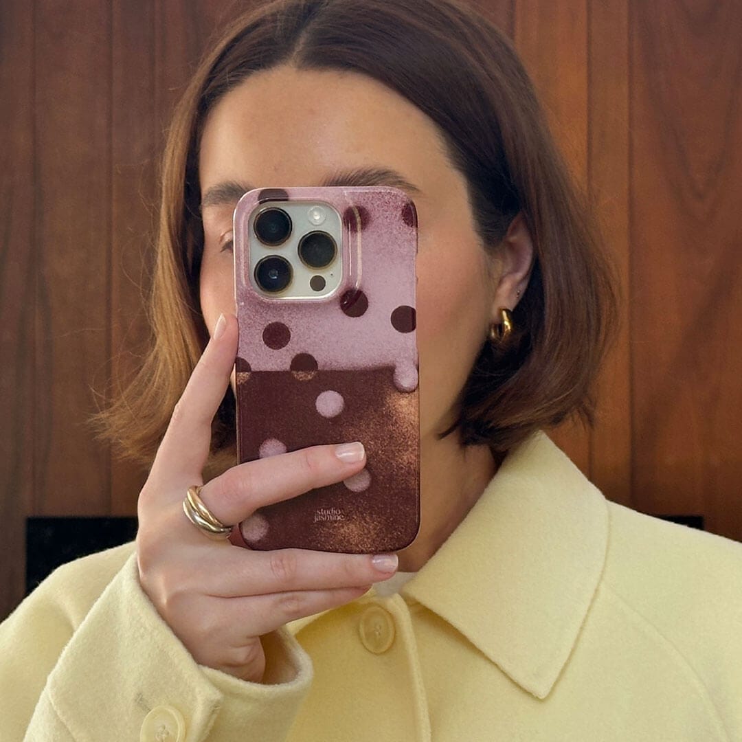 Rust Polka Dot Printed Phone Cases by Jasmine Dowling - The Dairy