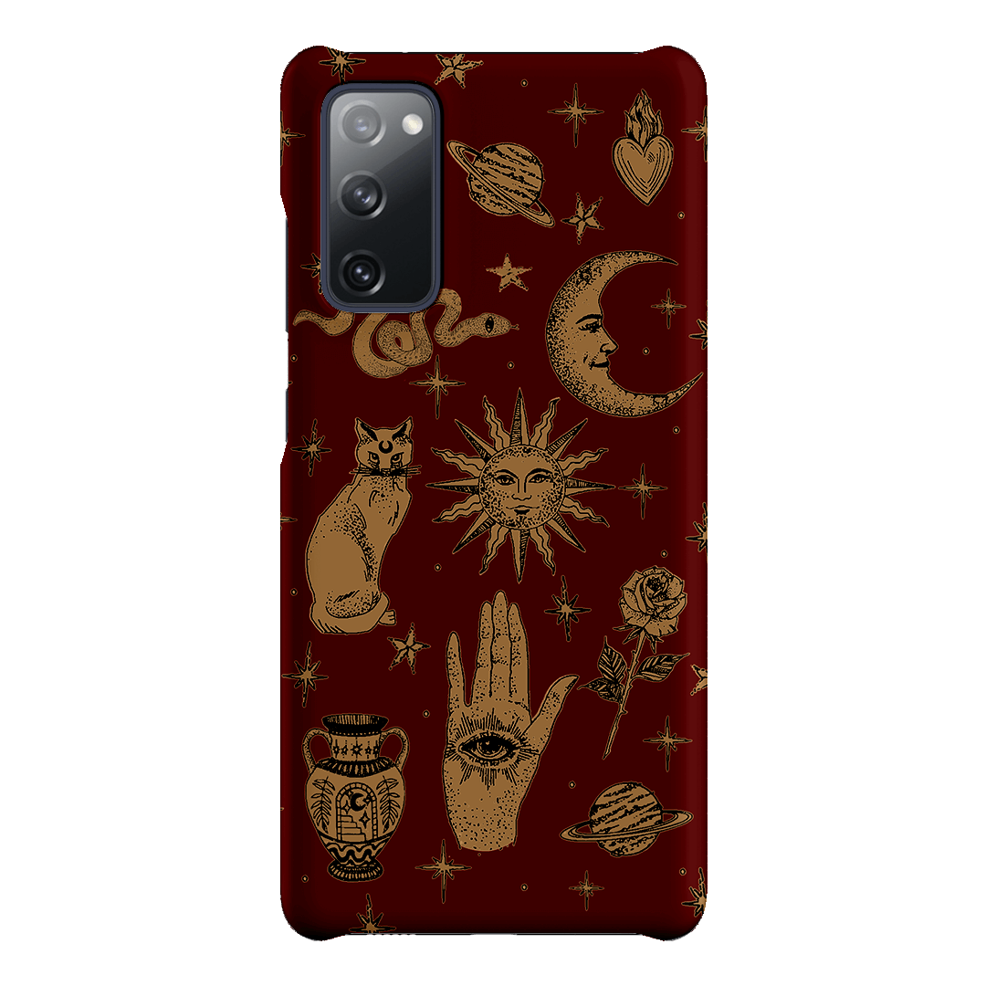 Astro Flash Red Printed Phone Cases Samsung Galaxy S20 FE / Snap by Veronica Tucker - The Dairy