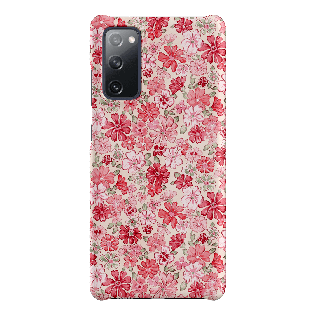 Strawberry Kiss Printed Phone Cases Samsung Galaxy S20 FE / Snap by Oak Meadow - The Dairy