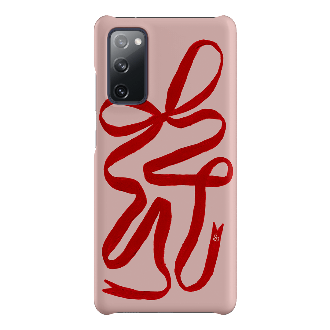 Valentine Ribbon Printed Phone Cases Samsung Galaxy S20 FE / Snap by Jasmine Dowling - The Dairy
