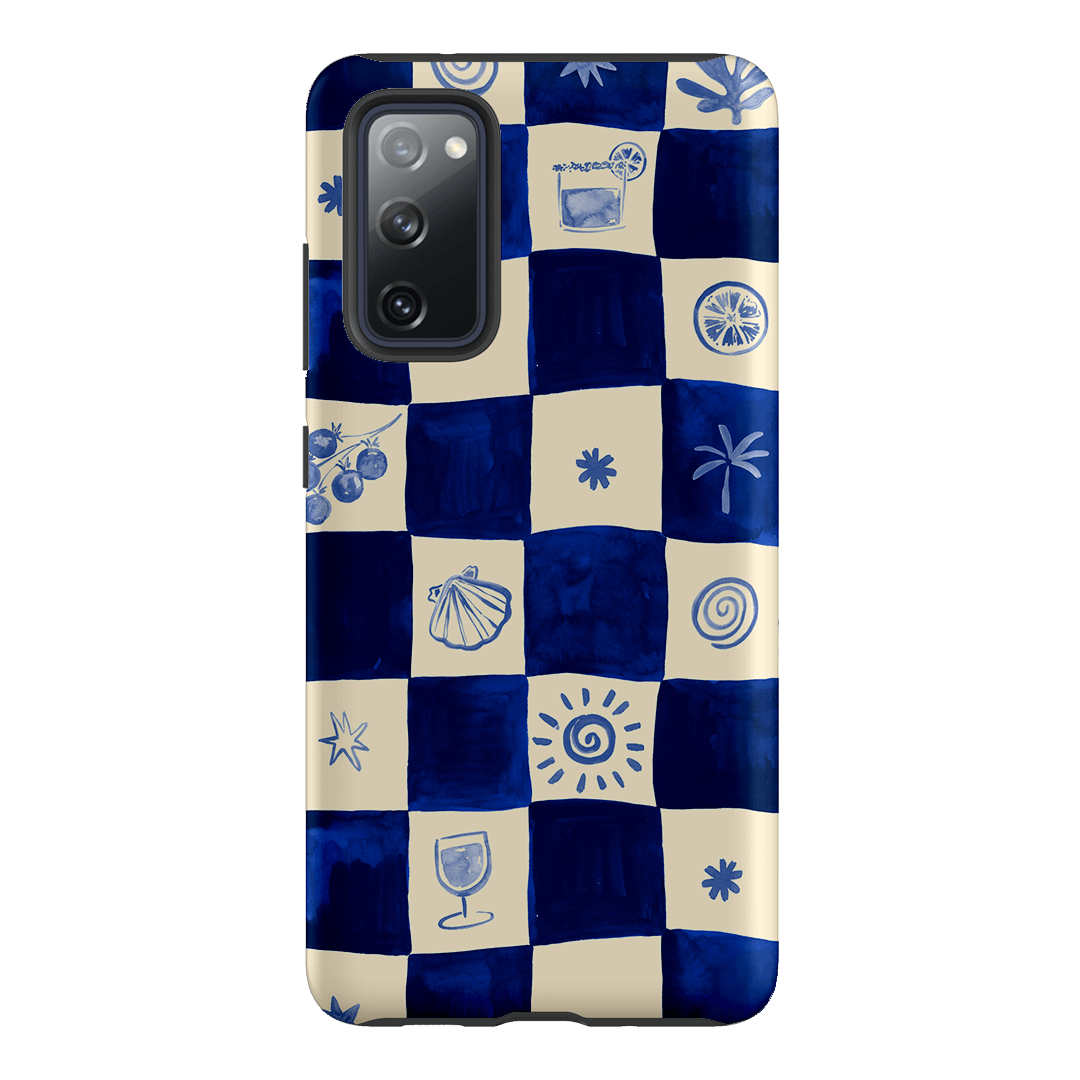 Afternoon Mezze Azure Printed Phone Cases Samsung Galaxy S20 FE / Armoured by Charlie Taylor - The Dairy