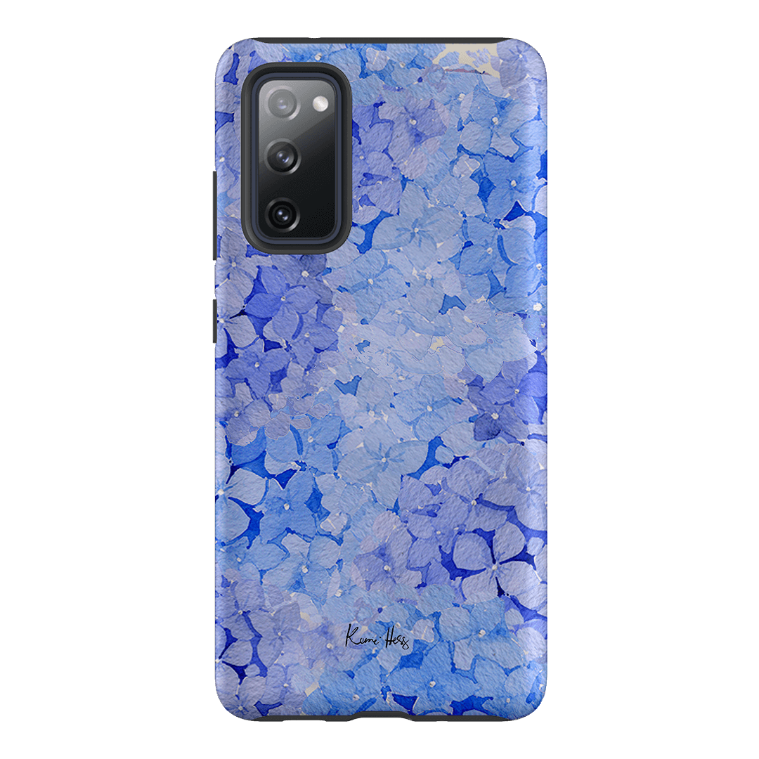 Hydrangea Blue Printed Phone Cases Samsung Galaxy S20 FE / Armoured by Kerrie Hess - The Dairy