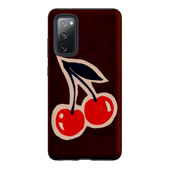 Cherries Printed Phone Cases Samsung Galaxy S20 FE / Armoured by Studio Bon - The Dairy