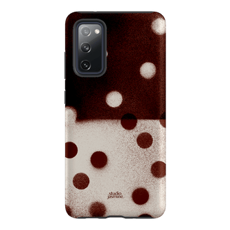 Espresso Polka Dot Printed Phone Cases Samsung Galaxy S20 FE / Armoured by Jasmine Dowling - The Dairy