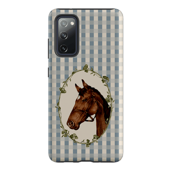 Gingham Horse Printed Phone Cases Samsung Galaxy S20 FE / Armoured by Kasiags Art - The Dairy