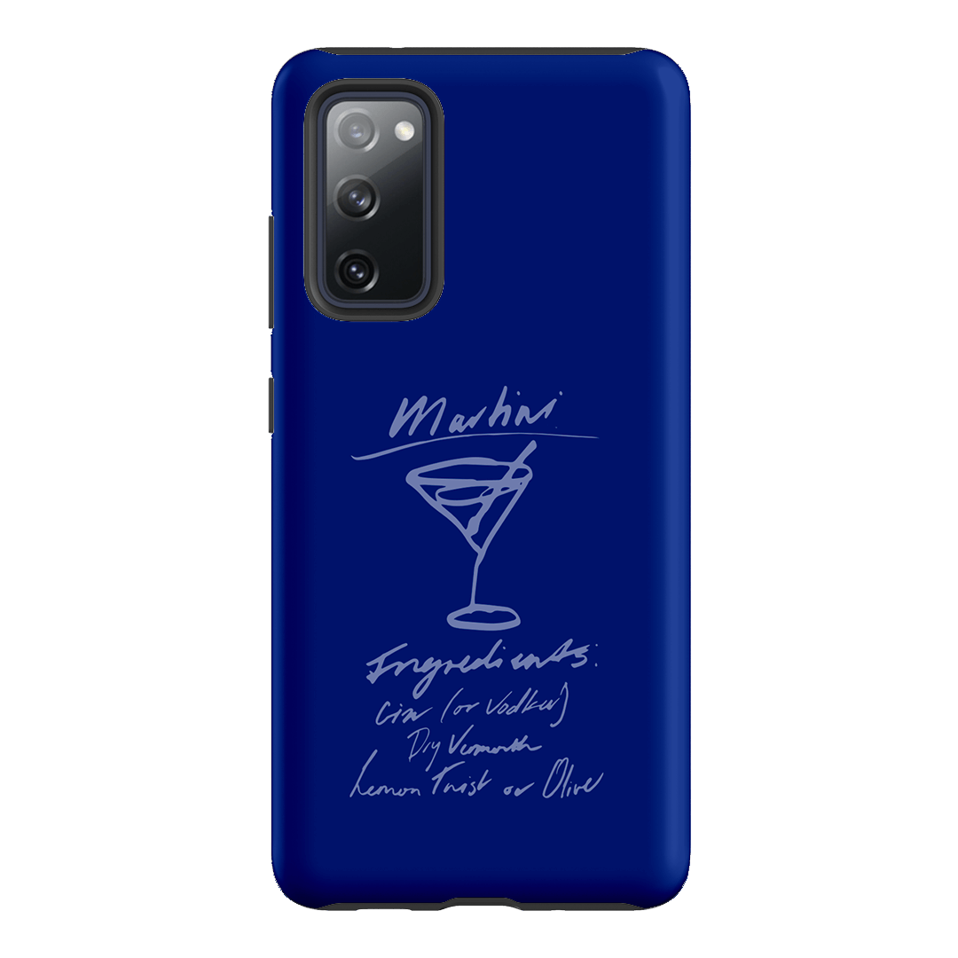 Martini Mood Blue Printed Phone Cases Samsung Galaxy S20 FE / Armoured by The Dairy - The Dairy