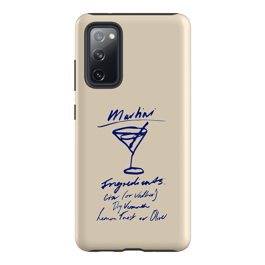 Martini Mood Cream Printed Phone Cases Samsung Galaxy S20 FE / Armoured by The Dairy - The Dairy