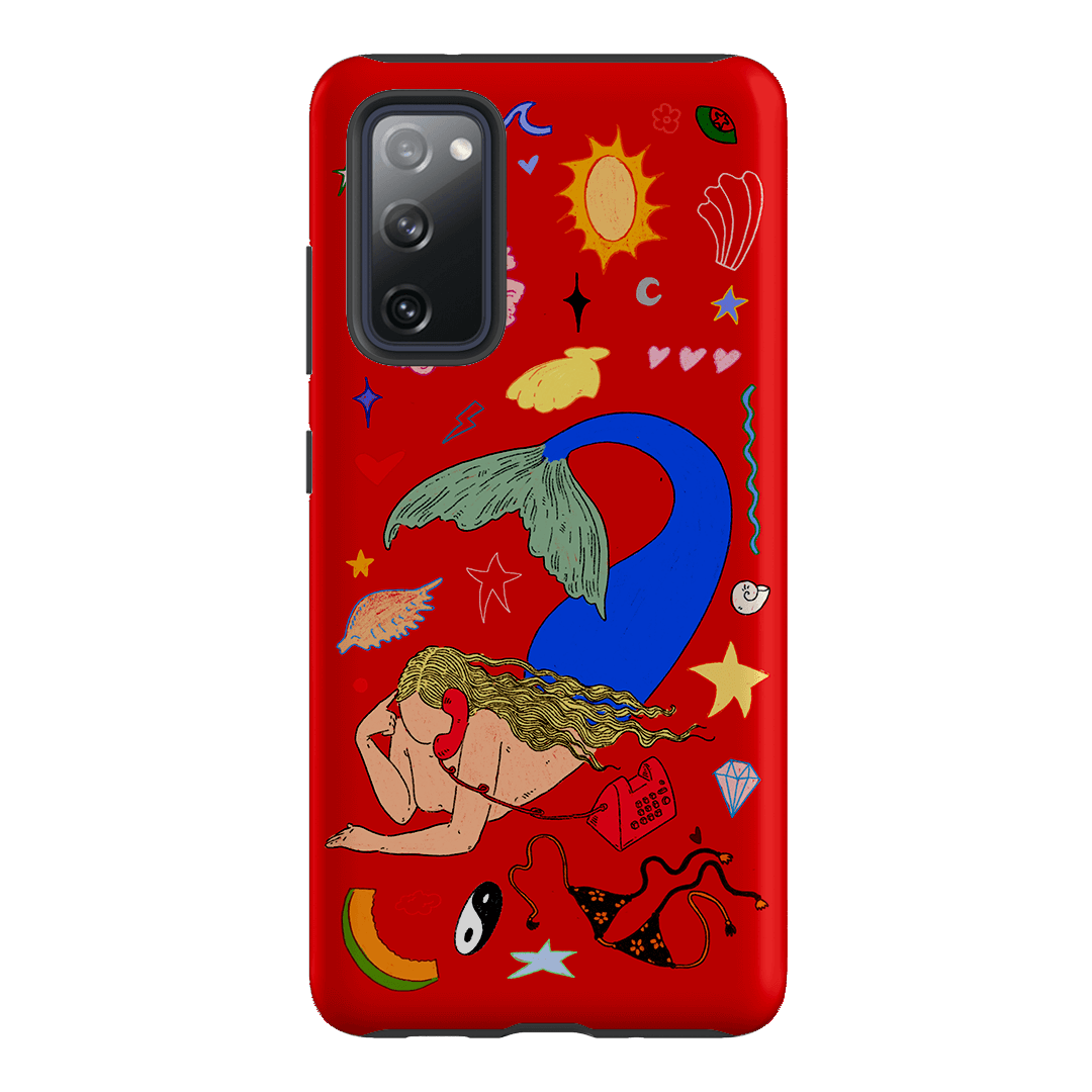 Mermaid Salad Scarlet Printed Phone Cases Samsung Galaxy S20 FE / Armoured by Easty Beasty - The Dairy