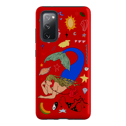 Mermaid Salad Scarlet Printed Phone Cases Samsung Galaxy S20 FE / Armoured by Easty Beasty - The Dairy
