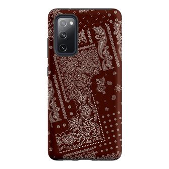Paisley Cinnamon Printed Phone Cases Samsung Galaxy S20 FE / Armoured by The Dairy - The Dairy