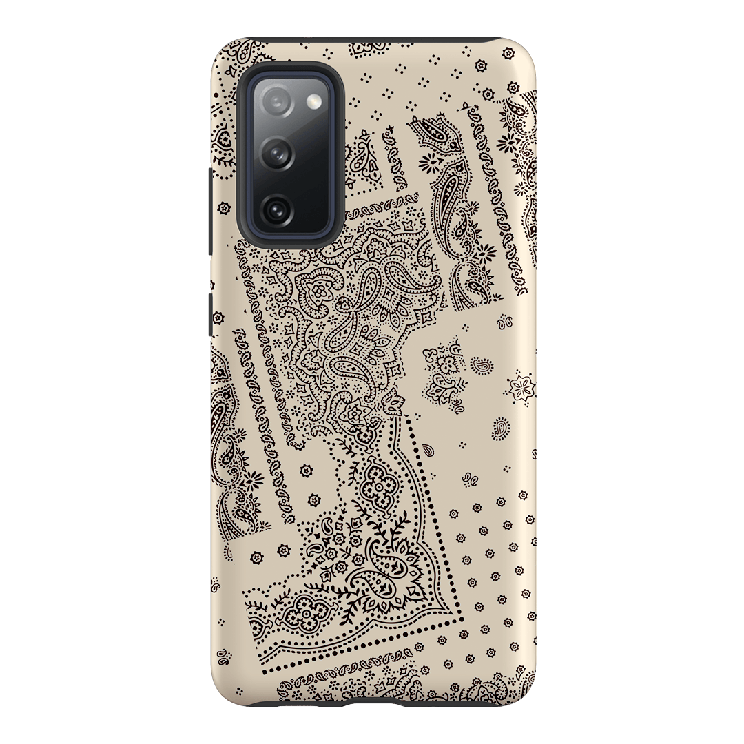 Paisley Ecru Printed Phone Cases Samsung Galaxy S20 FE / Armoured by The Dairy - The Dairy