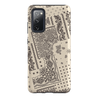 Paisley Ecru Printed Phone Cases Samsung Galaxy S20 FE / Armoured by The Dairy - The Dairy