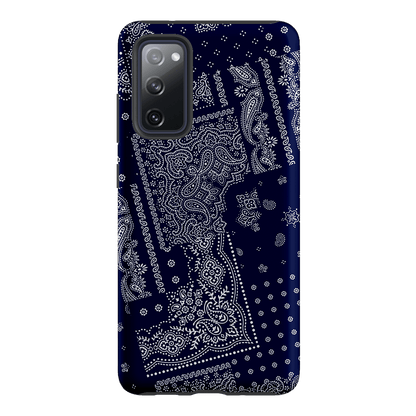 Paisley Indigo Printed Phone Cases Samsung Galaxy S20 FE / Armoured by The Dairy - The Dairy
