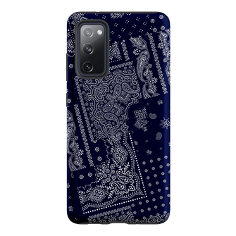 Paisley Indigo Printed Phone Cases Samsung Galaxy S20 FE / Armoured by The Dairy - The Dairy