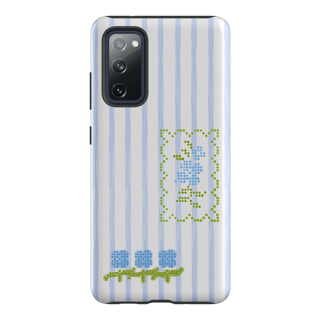 Patchwork Blue Printed Phone Cases Samsung Galaxy S20 FE / Armoured by Kayla Carr - The Dairy